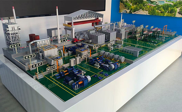 酒钢集团东铝厂-铝材生产线拉萨机械模型